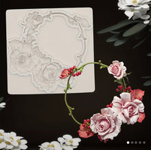Load image into Gallery viewer, Molds decoro con fiori e rose
