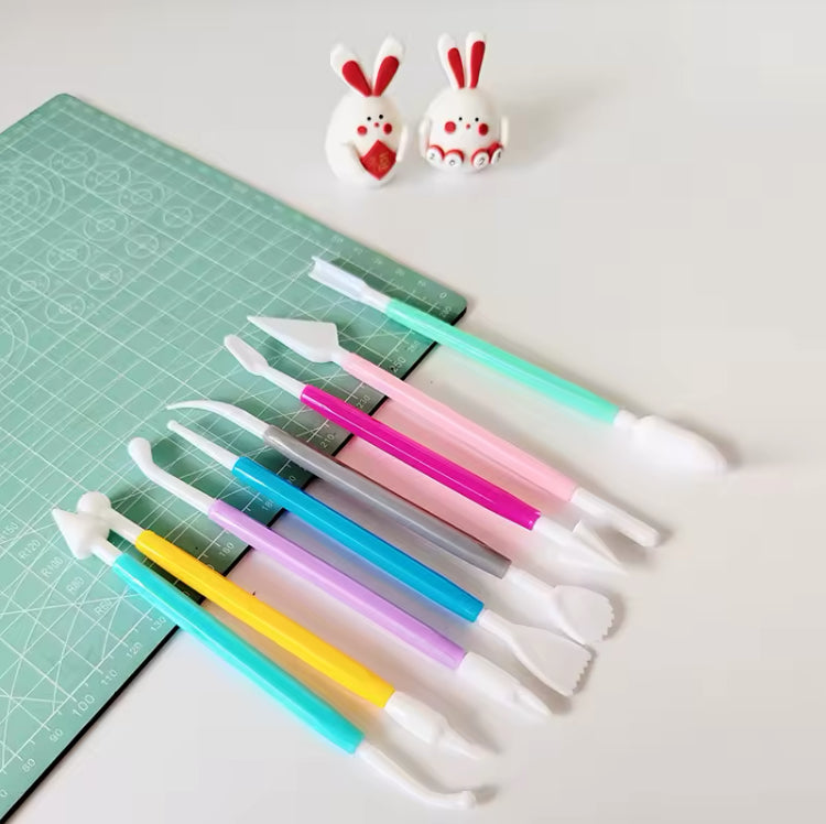 Attrezzi per modelling set da 8 pezzi