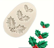Carica l'immagine nel visualizzatore di Gallery, Mold in silicone motivi di Agrifoglio
