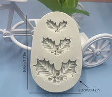 Carica l'immagine nel visualizzatore di Gallery, Mold in silicone motivi di Agrifoglio
