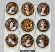 Carica l'immagine nel visualizzatore di Gallery, Molds  cammeo visi decoro
