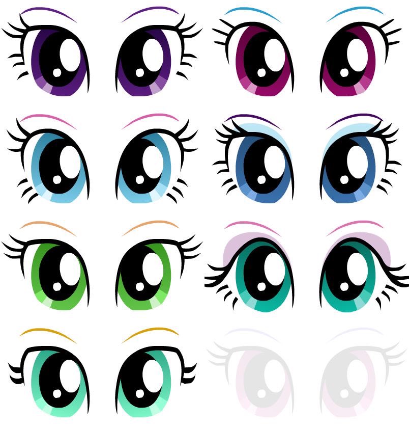Ojos autoadhesivos de resina 3D