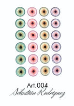 Cargar imagen en el visor de la galería, Ojos autoadhesivos de Valeria Marini ART012
