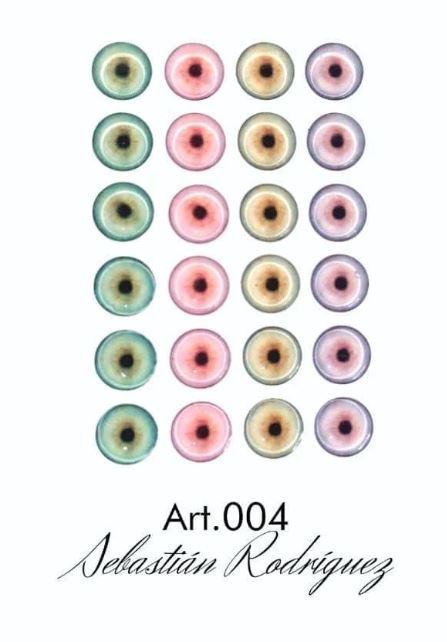 Ojos autoadhesivos de Valeria Marini ART012