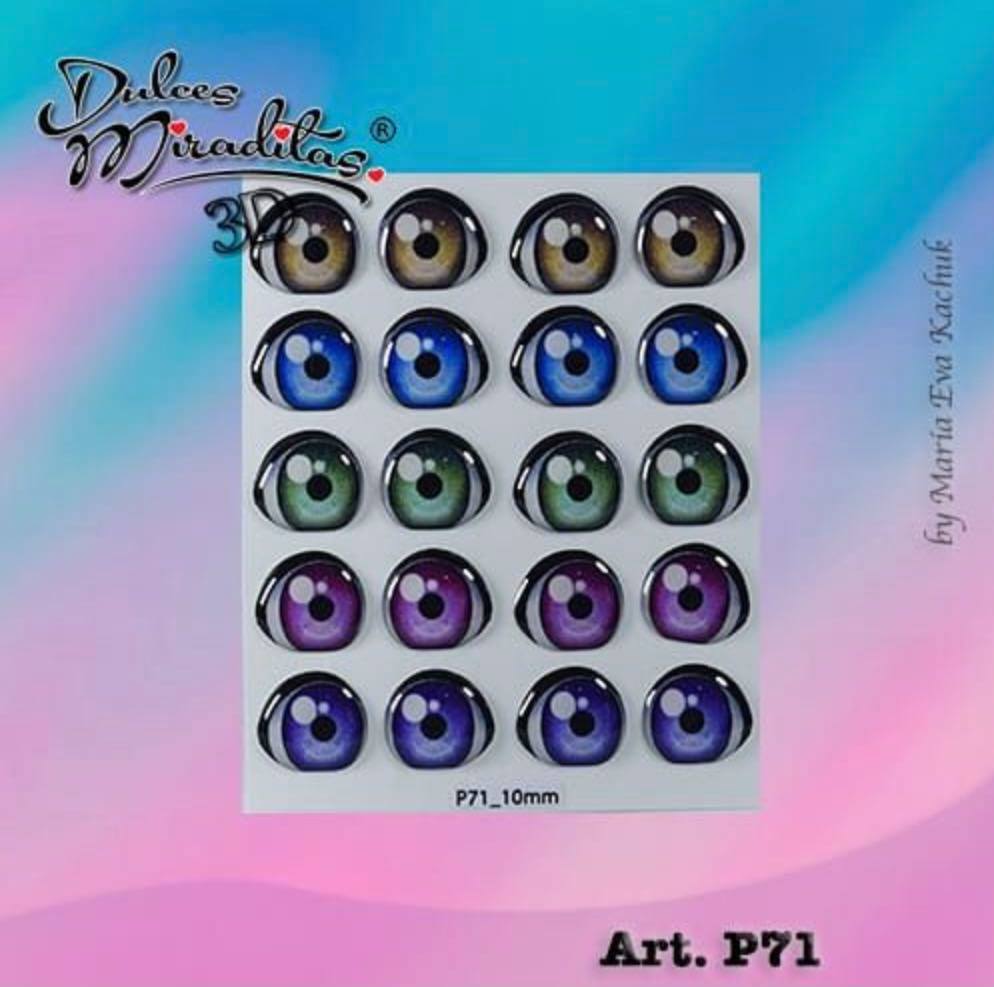 Colección de pegatinas autoadhesivas de Dulce Miratidas Art. P71