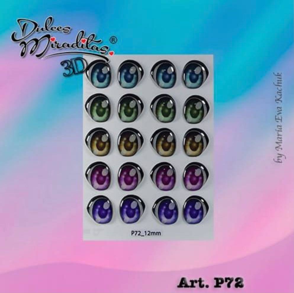 Colección de pegatinas autoadhesivas de Dulce Miratidas Art. P72