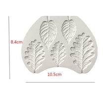 Carica l&#39;immagine nel visualizzatore di Gallery, Molds Motivi decoro foglie “A”
