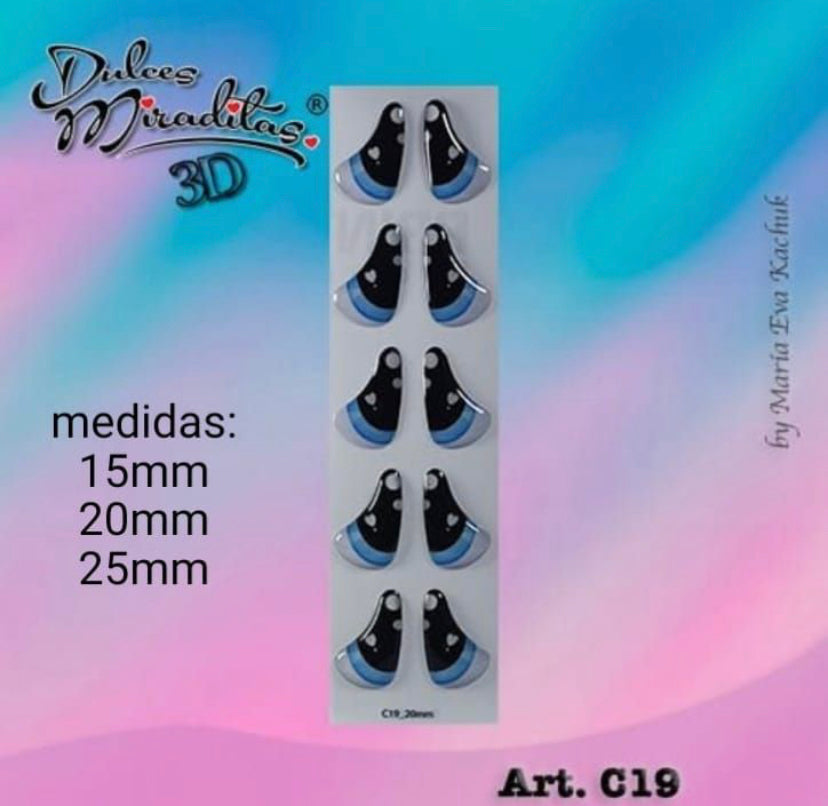 Self-adhesive stickers collection by Dulce Miratidas Art. C19