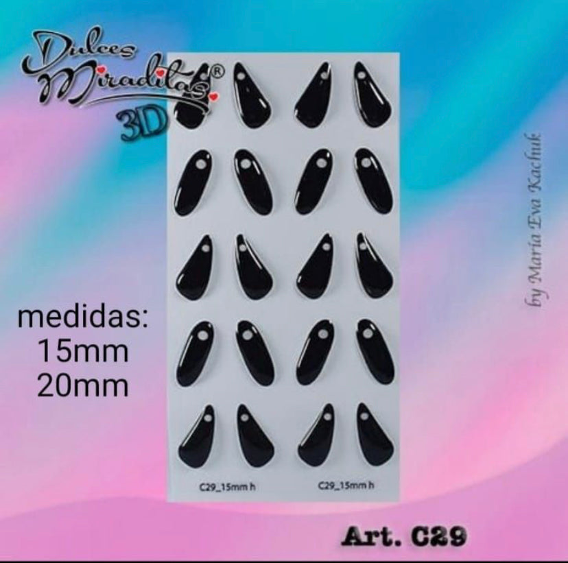 Self-adhesive stickers collection by Dulce Miratidas Art. C21